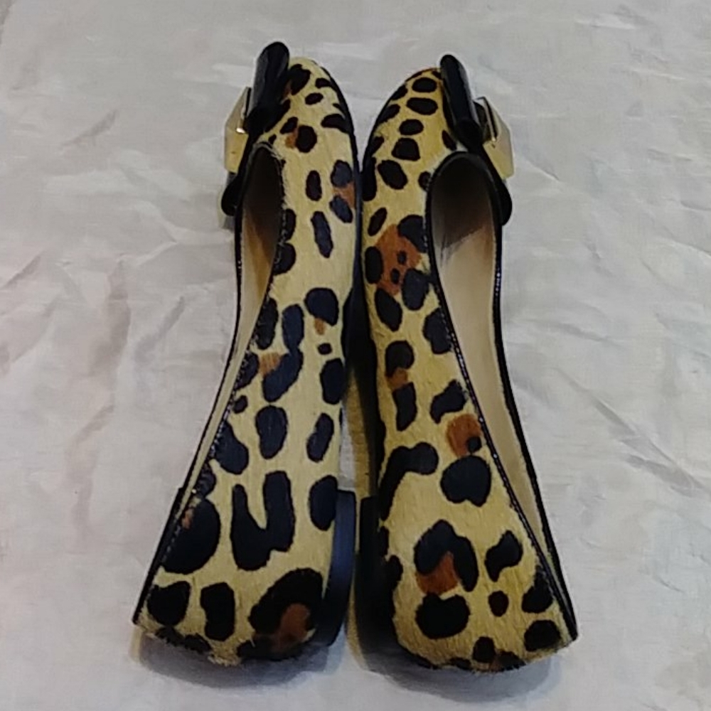Kate Spade Tula Leopard Hair Flats - Picture 3 of 5